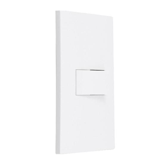 Imagem de Conjunto 1 Interruptor Simples 4X2 Inova Pro 85033 Alumbra