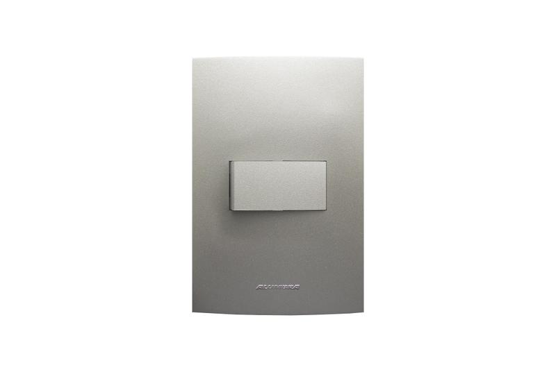 Imagem de Conjunto 1 Interruptor Simples 4X2 Titanium 85585 Alumbra
