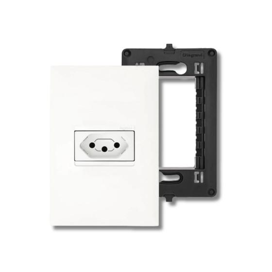 Imagem de Conjunto 1 tomada 20a - branco - pial plus+