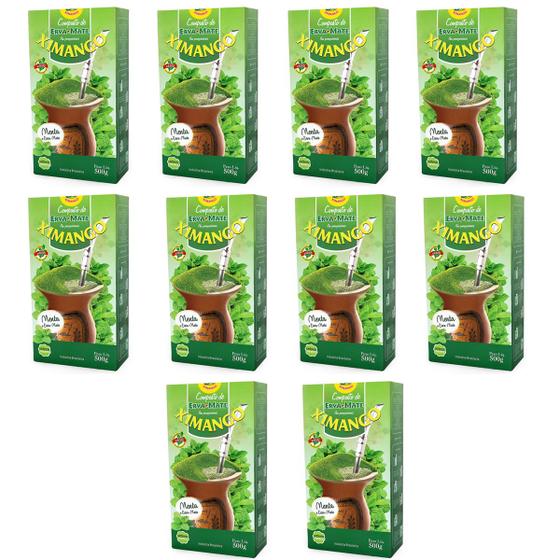 Conjunto 10 Erva-mate 500g Chimarrão Composta Ximango Menta Menor preço em Conjunto 10 Erva-mate 500g Chimarrão Composta Ximango Menta
