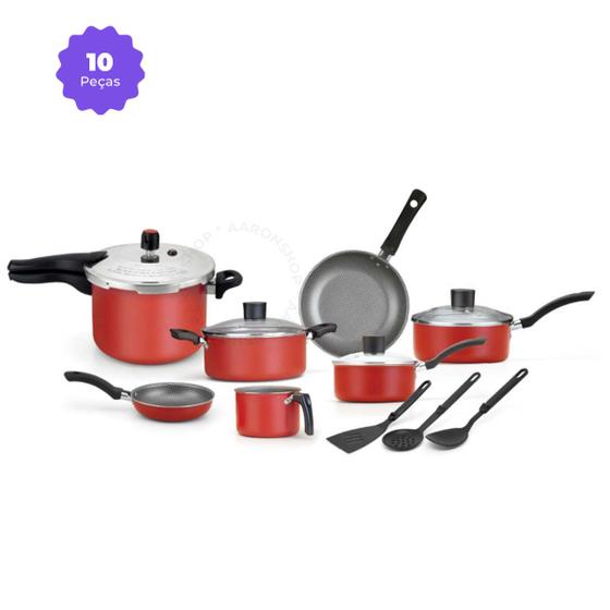 Imagem de Conjunto 10 Peças Enjoy Alegrete Completo para sua Cozinha