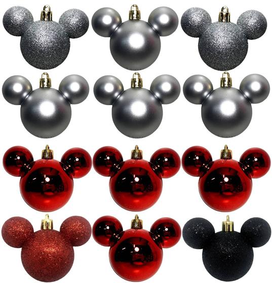 Conjunto 12 Bolas Bolinhas De Natal - Enfeite De Árvore Com Formato Do Mickey Mouse - Vermelho - Prata - Preto - Decoração Natalina - Disney - Bola de Natal - Magazine Luiza Conjunto 12 Bolas Bolinhas De Natal - Enfeite De Árvore Com Formato Do Mickey Mouse - Vermelho - Prata - Preto - Decoração Natalina - Disney - Bola de Natal - Magazine Luiza