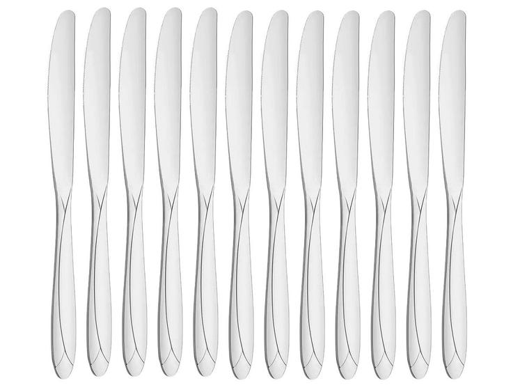 Imagem de Conjunto 12 Facas Mesa Aurora Talheres Tramontina em Aço Inox