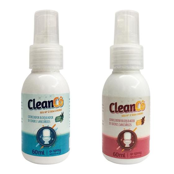 Imagem de Conjunto 2 Bloqueador De Odor Sanitário 60ml - CleanCô