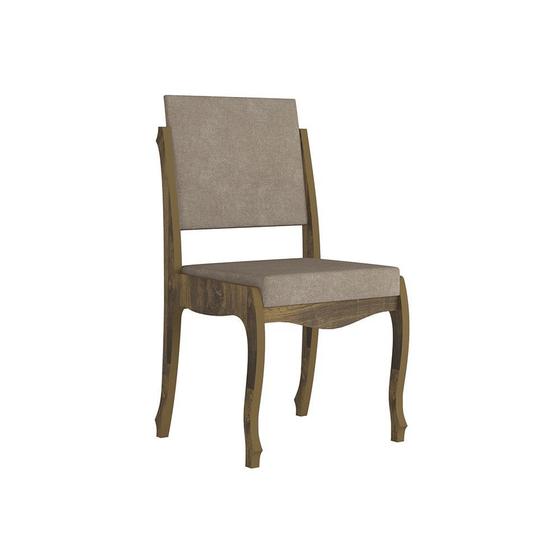 Imagem de Conjunto 2 cadeira onix ii - amadeirado/pena caramelo - rv móveis