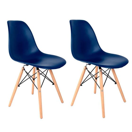 Imagem de Conjunto 2 Cadeiras Eames Empório Tiffany Azul Bic