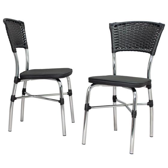 Conjunto 2 Cadeiras Tubulares CA926 Móveis Brastubo Móveis de