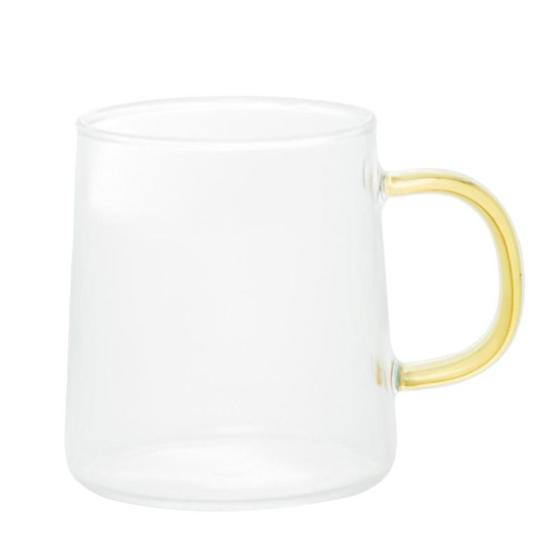 Imagem de Conjunto 2 Canecas de Vidro Borossilicato com Alça Fun Âmbar 320ml 29347 - Wolff