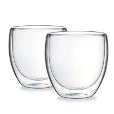 Imagem de Conjunto 2 Copos Parede Dupla em Vidro Borossilicato 240ml Dynasty