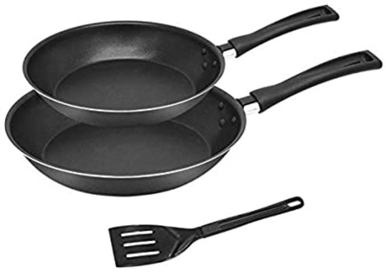 Imagem de Conjunto 2 Frigideiras Prestige Com Espátula Marcolar Preto