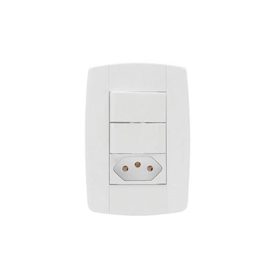 Imagem de Conjunto 2 Int Simples + Tomada 10a 250v Ilumi