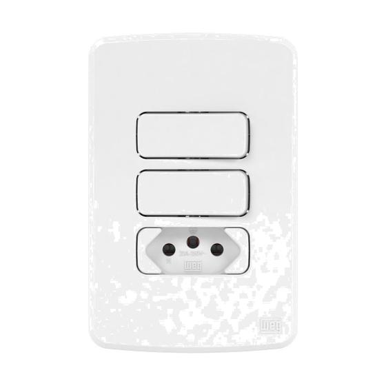 Imagem de Conjunto 2 Interruptor Simples + 1 Tomada 20a 250v Compose