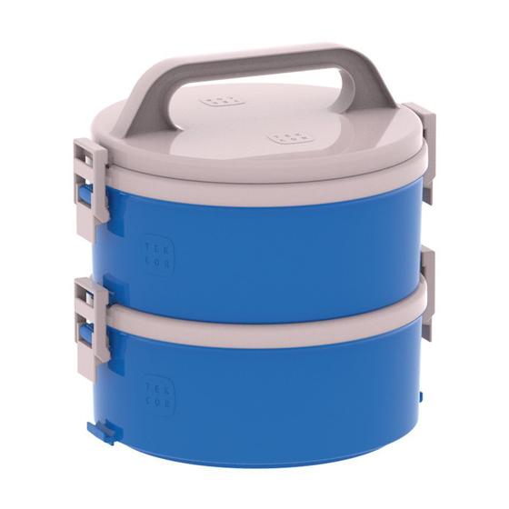 Conjunto 2 Marmita Térmica Marmitex Termoprato 1,5l Lanche Almoço Tekcor 1S 1D - Soprano Menor preço em Conjunto 2 Marmita Térmica Marmitex Termoprato 1,5l Lanche Almoço Tekcor 1S 1D - Soprano