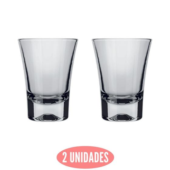 Imagem de Conjunto 2 Mini Copos Dose Ole 60ml Shot Cachaça Nadir