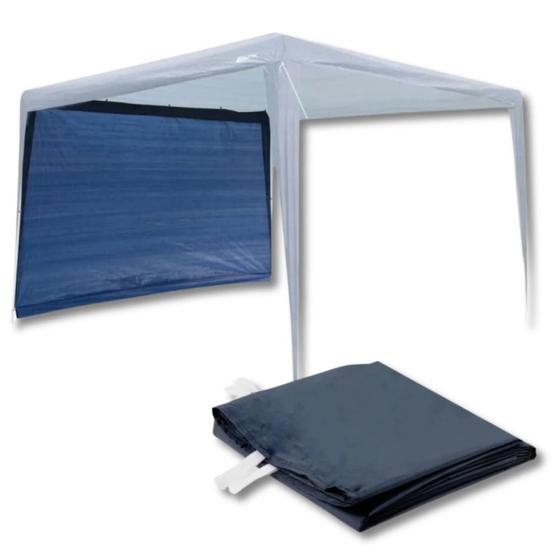 Imagem de Conjunto 2 Paredes Fantasy Azul Compativel com Gazebo 3x3 M Nautika