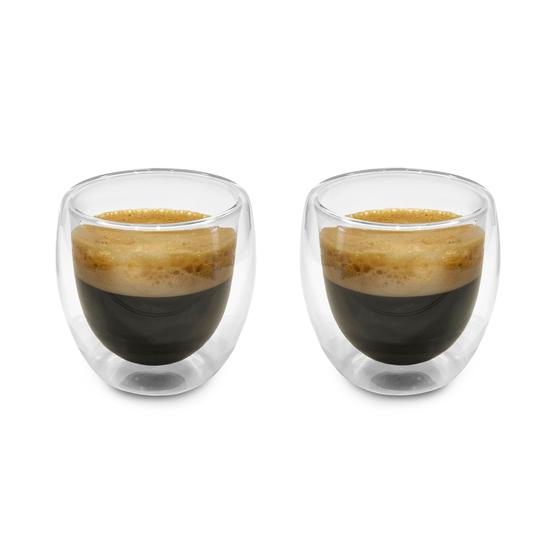 Imagem de Conjunto 2 Peças Copo 230ml P/ Café E Chá Vidro Parede Dupla