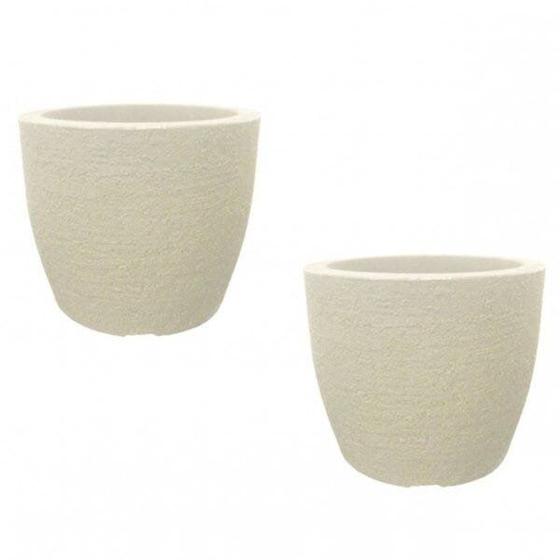 Imagem de Conjunto 2 Vaso Redondo Europa 20cmx24cm Japi Japi