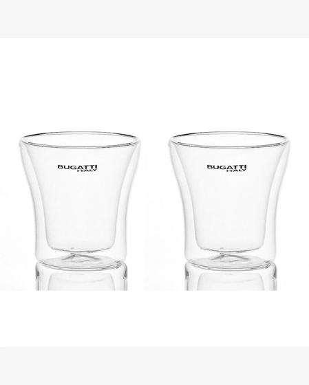 Imagem de Conjunto 2 Xicaras de Café ou Destilados com Parede Dupla 100ml Bugatti