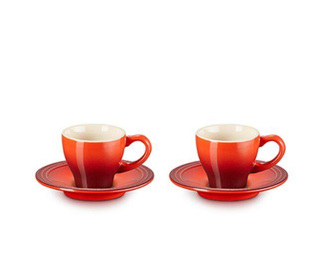 Imagem de Conjunto 2 Xícaras de Espresso 70ml com Pires Le Creuset