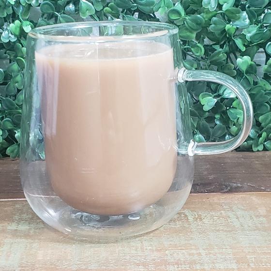 Conjunto 2 Xícaras p/ Café ou Chá Dupla Parede de Vidro Borossilicato 360ml Lyor Menor preço em Conjunto 2 Xícaras p/ Café ou Chá Dupla Parede de Vidro Borossilicato 360ml Lyor