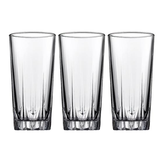 Imagem de Conjunto 3 Copos Alto 330ml Ayla Glass4you