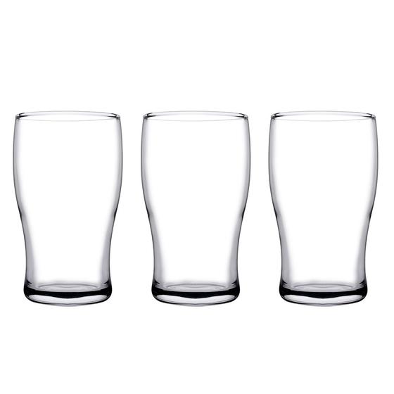 Imagem de Conjunto 3 Copos Vidro Cerveja Iris 285ml Class Home