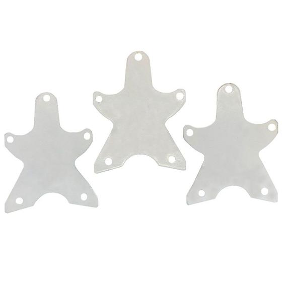 Imagem de Conjunto 3 Garras Ventilador de Teto Fharo Branco Ventisol
