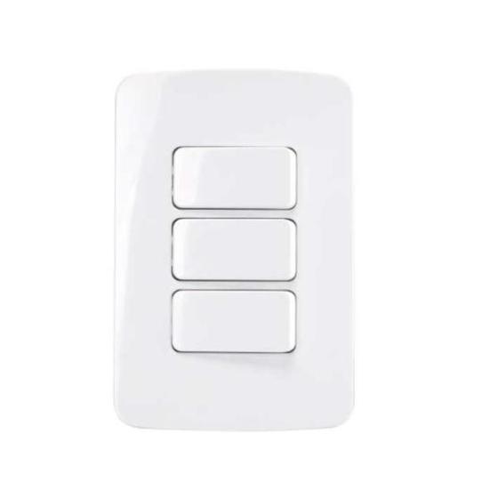 Imagem de Conjunto 3 Interruptor Simples 4x2 10A B3 MarGirius
