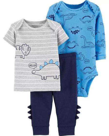 Imagem de Conjunto 3 Peças Dino Hello CARTER'S - Bebê Menino