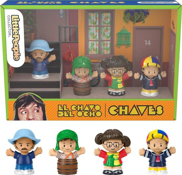 Imagem de Conjunto 4 Bonecos Turma Do Chaves Little People - Mattel