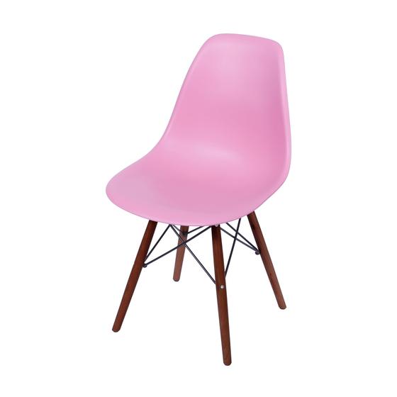 Imagem de Conjunto 4 Cadeiras Eames Cozinha Jantar 46X80X42Cm Rosa