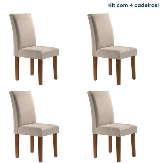 Imagem de Conjunto 4 Cadeiras para Sala de Jantar Espanha