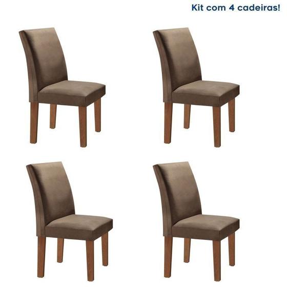 Imagem de Conjunto 4 Cadeiras para Sala de Jantar Espanha