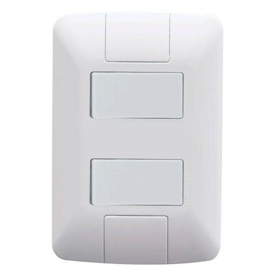Imagem de Conjunto 4X2 1 Interruptor Simples 1 Paralelo Tramontina 