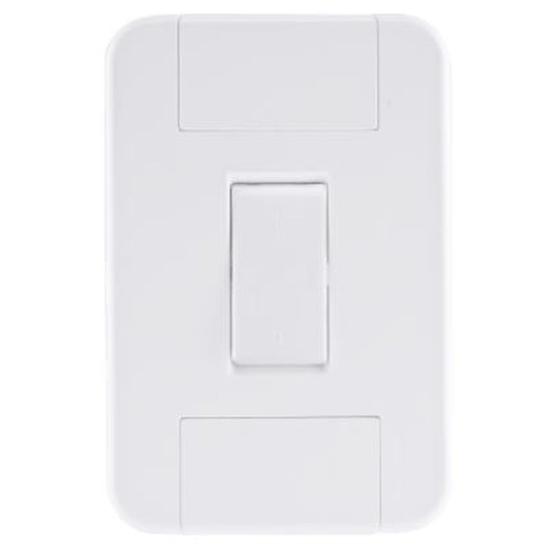 Imagem de Conjunto 4x2 com 1 Interruptor Bipolar Simples 10 A 250 V Tramontina Tablet Branco