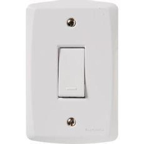 Imagem de Conjunto 4x2 Com 1 Interruptor Simples 10a/250v Lux2 Tramontina