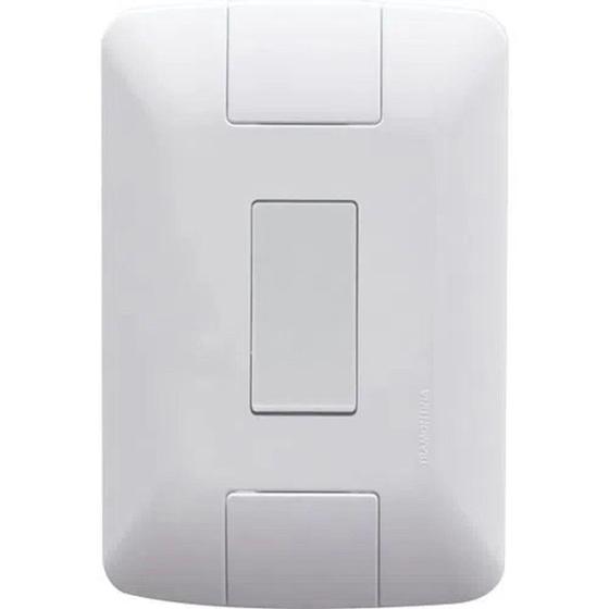 Imagem de Conjunto 4x2 Com 1 Interruptor Simples 6a/250v Tramontina Aria