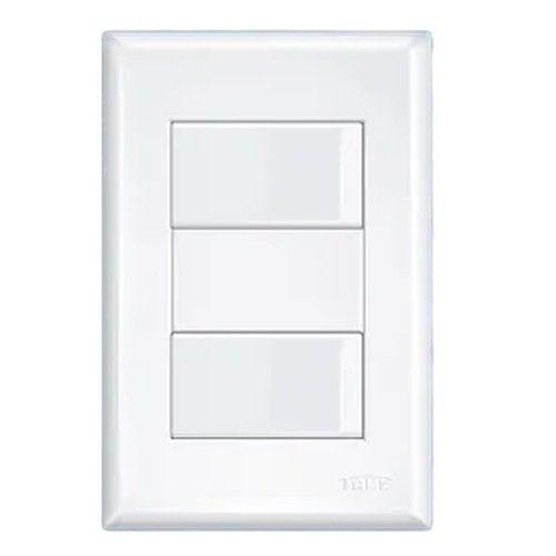 Imagem de Conjunto 4x2 Interruptor 2 Teclas Paralela Modular Evidence - Fame