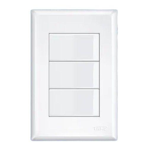 Imagem de Conjunto 4x2 Interruptor 3 Teclas Simples Modular Evidence - Fame