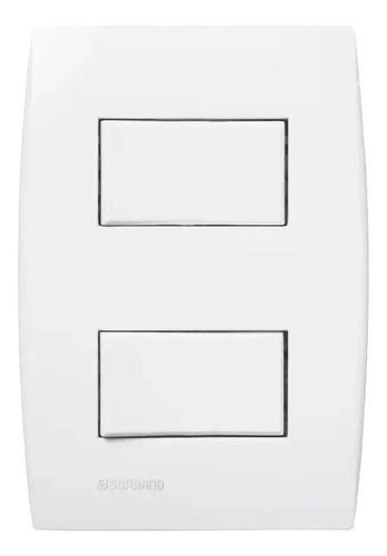 Imagem de Conjunto 4x2 Interruptor Duplo Paralelo Soprano Siemens Ilus