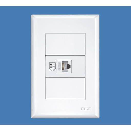 Conjunto 4x2 Tomada RJ45 CAT 5E - 8 Vias Modular Evidence - Fame Menor preço em Conjunto 4x2 Tomada RJ45 CAT 5E - 8 Vias Modular Evidence - Fame