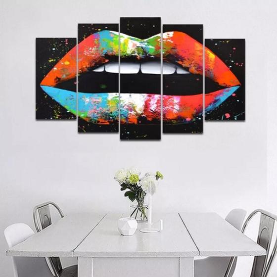 Imagem de Conjunto 5 Quadros Colors Gloss"