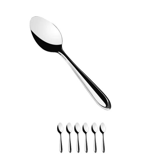 Imagem de Conjunto 6 Colheres De Sopa De Aço Inox 19Cm