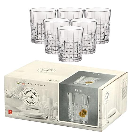 Imagem de Conjunto 6 copo este p/whisky 400ml em vidro transparante