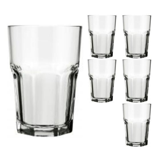 Imagem de Conjunto 6 Copos 200ml Vidro Bristol Nadir Suco Agua