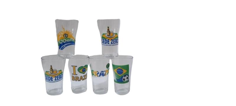 Imagem de CONJUNTO 6 COPOS COLEÇÃO BRASIL -180ml