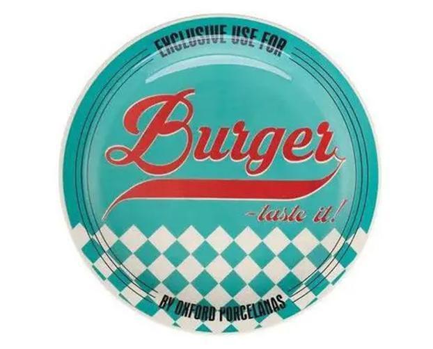 Imagem de Conjunto 6 Pratos Rasos 26Cm Burger Blue - Oxford