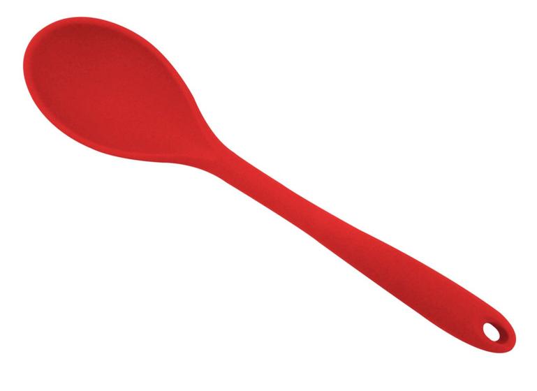 Imagem de Conjunto 6 (seis)  utensílios de Silicone com Pinça - Vermelho