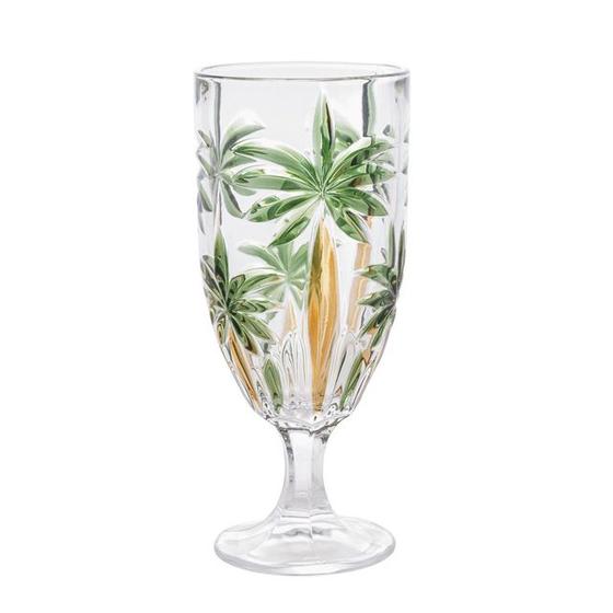 Imagem de Conjunto 6 Taças Cristal Palm Tree Handpaint 450ml