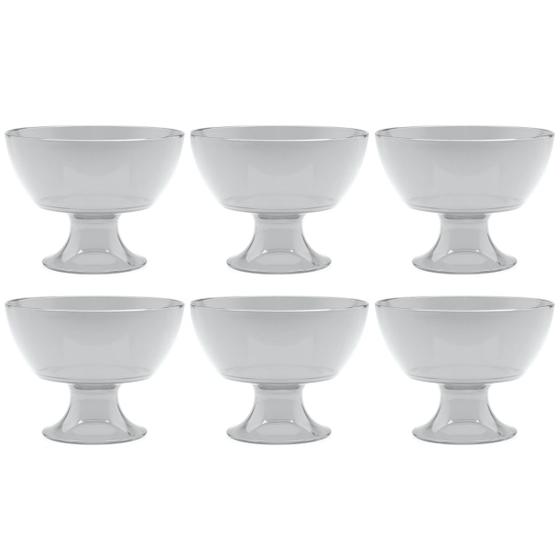 Conjunto 6 Taças De Sobremesa Pote Recipiente Para Sobremesa Menor preço em Conjunto 6 Taças De Sobremesa Pote Recipiente Para Sobremesa